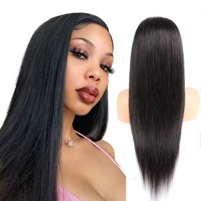 Wholesale Lace Front Wigs Straight Lace Cloure Hair Wigs 4X4 Lace Cloure Hair Wigs 150 Density Brazilian Virgin Human Hair Wigs 18 Inch