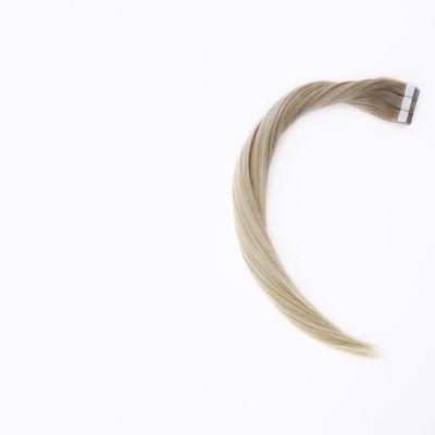Hair for Fashion Woman Adhesive Machine Made Seamless Skin Weft Double Side Tape in Remy Human Straight Hair Extensions 40PC