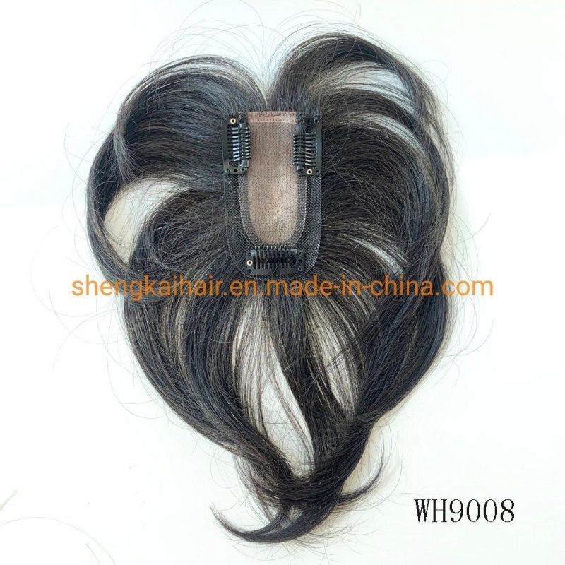 Wholesale Premium Full Handtied Human Hair Synthetic Hair Pieces