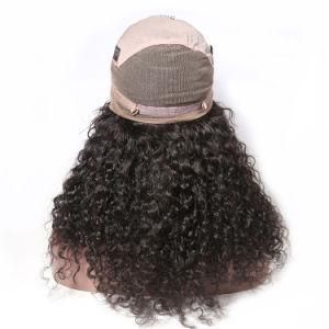 Low Price and High Quality Natural Curly Brazilian Human Full Lace Wig for Black Women
