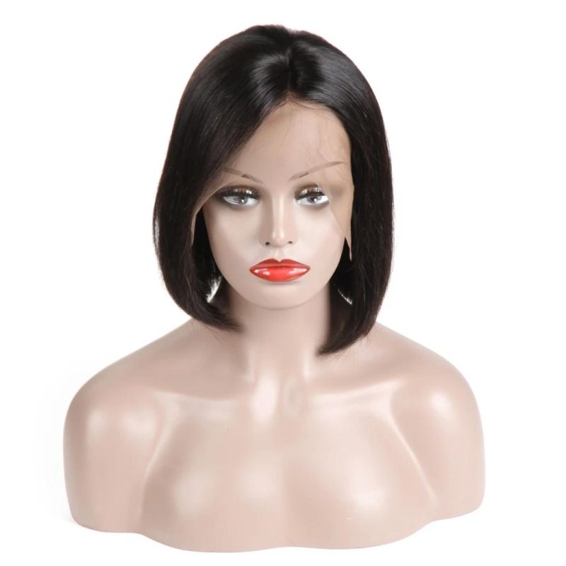 Kbeth Human Hair Bob Wig for Black Women Good Quality Brazilian Hair Extensions Short Cut 100% Virgin Natural Straight HD Lace Front Wigs Wholesale Price