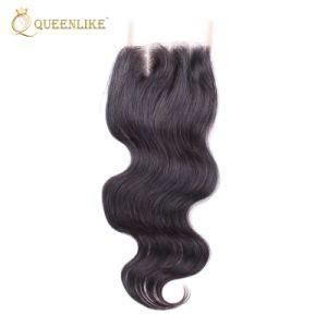 100% Remy Human Hair 4*4 Body Wave Lace Closure