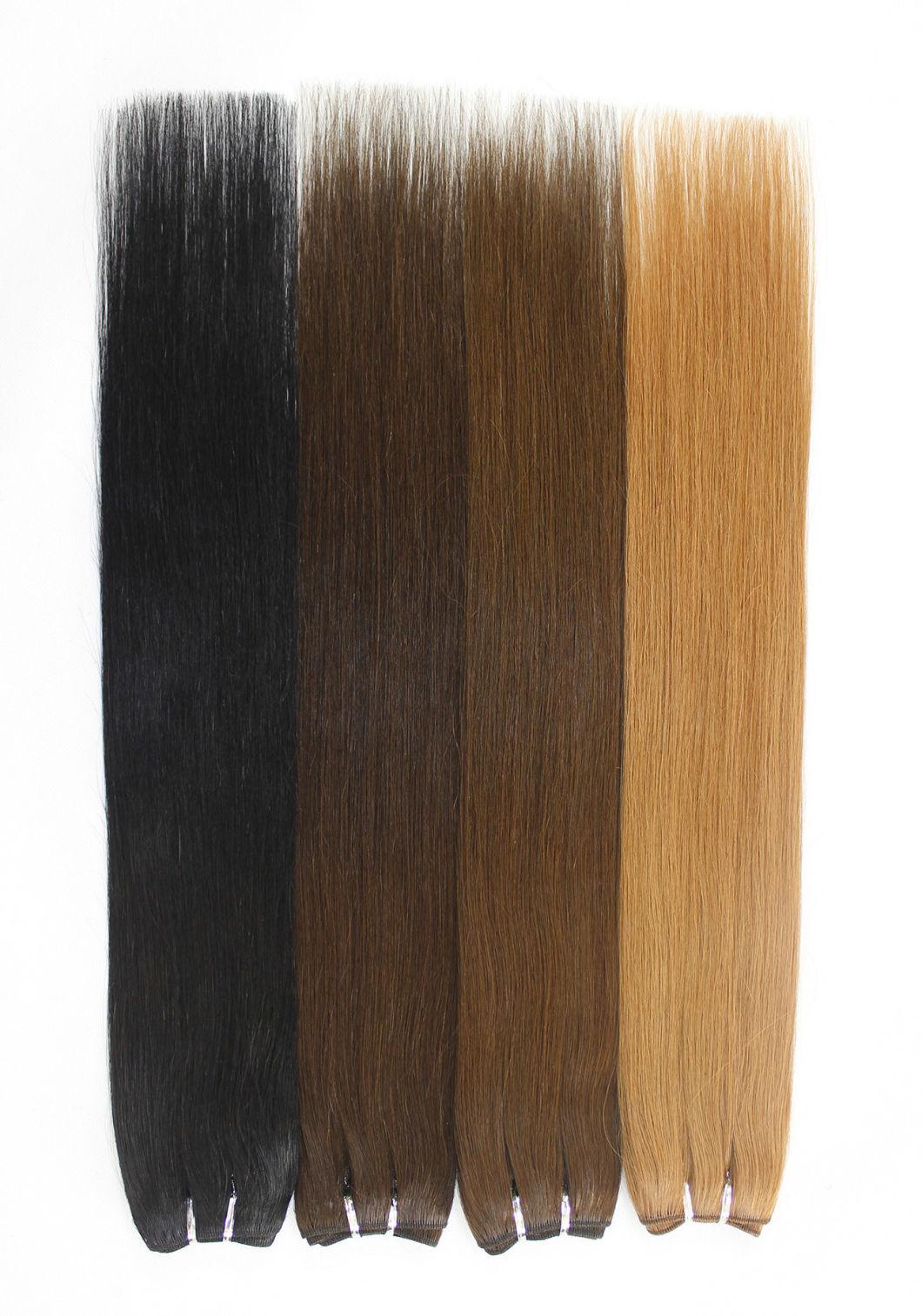 Straight Brazilian Human Hair Hair Bundles Black Blond Brown Color Remy Human Hair Weaving Bundles Extensions