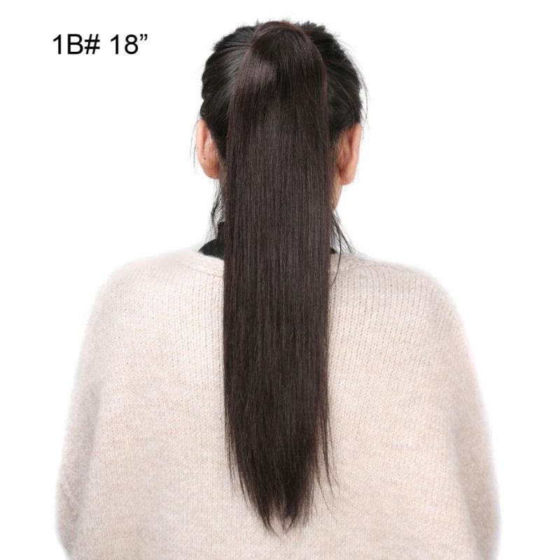 Best Selling Virgin Brazilian Hair Ponytail, 100% Unprocessed Human Hair Ponytail