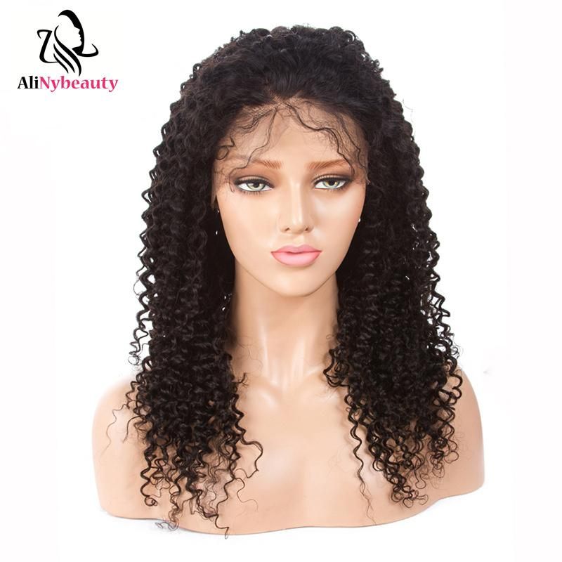 Wholesale Virgin Human Hair Jerry Curly Full Lace Wig