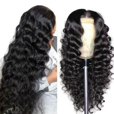 Kbeth Natural Hairline Glueless Loose Deep Wave Wigs for Black Women Wholesale Brazilian 13X4 China Human Hair Wigs 150% Density in Stock