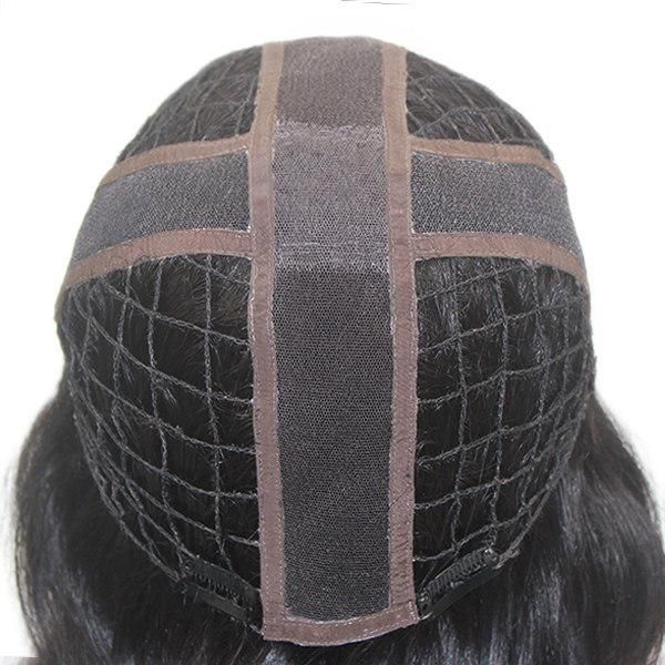 Female Toupee for Women Integration with Silk Top and Bleach Knots Front