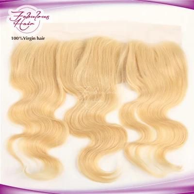 Mink Blonde 613 Pre Plucked Body Wave Frontal HD Lace