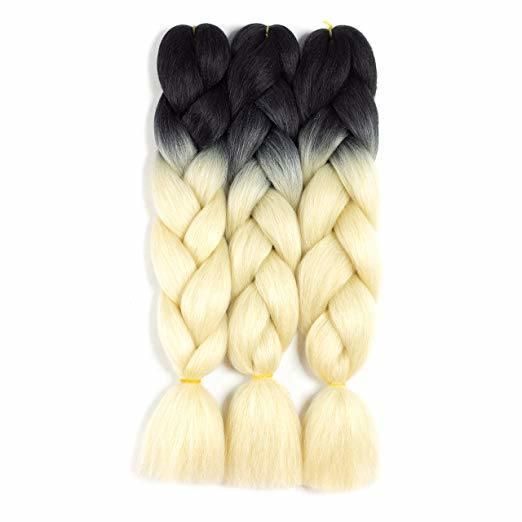 Factory Wholesale Ombre Two Color Braiding Hair Extension for Women