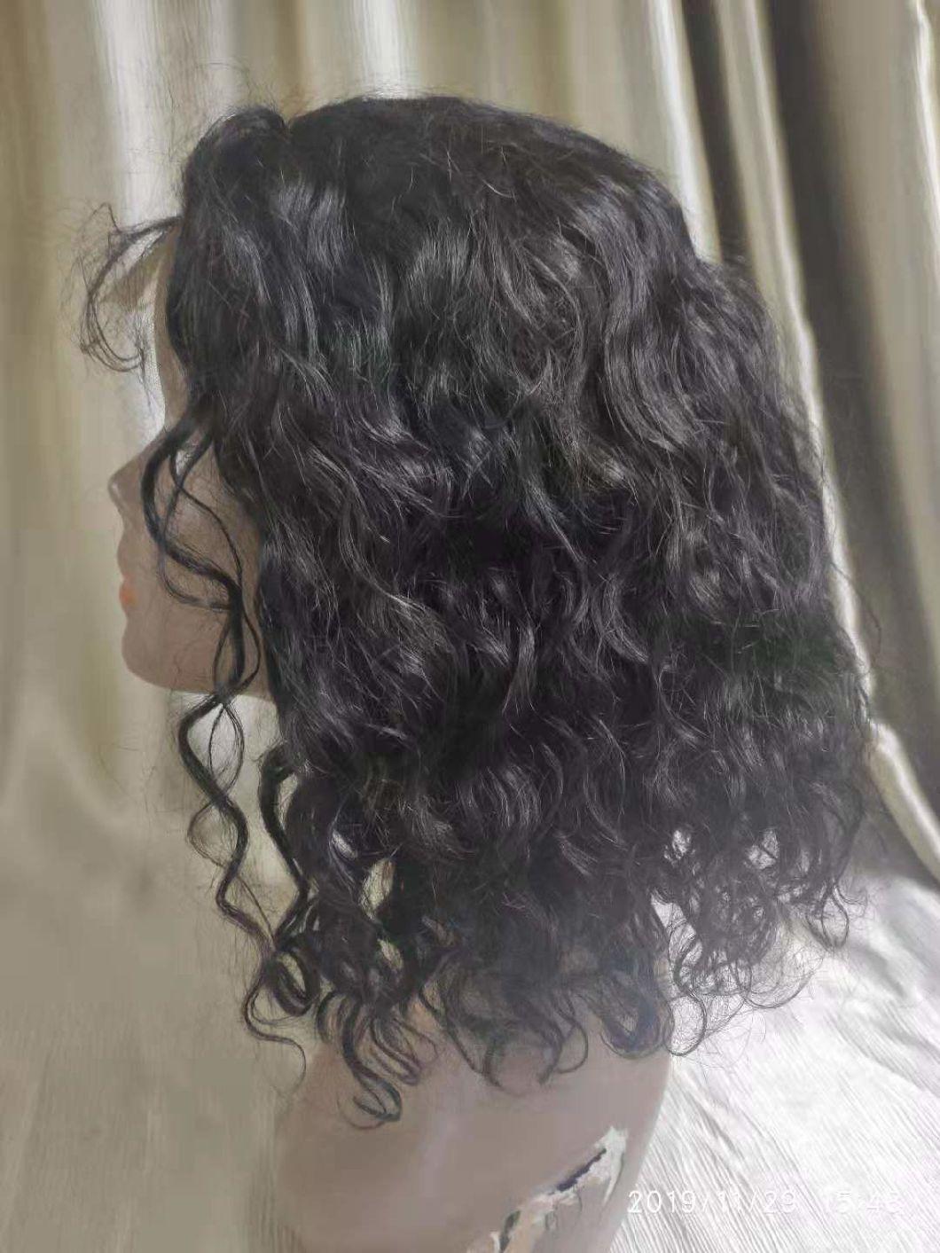 Raw Mink Brazilian Curly Human Hair Lace Wig