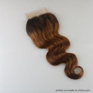 Hot Selling Hair Extensions Body Wave Hair Unprocessed 100% Cheap 2/6# Virgin Brazilian Hair Closure