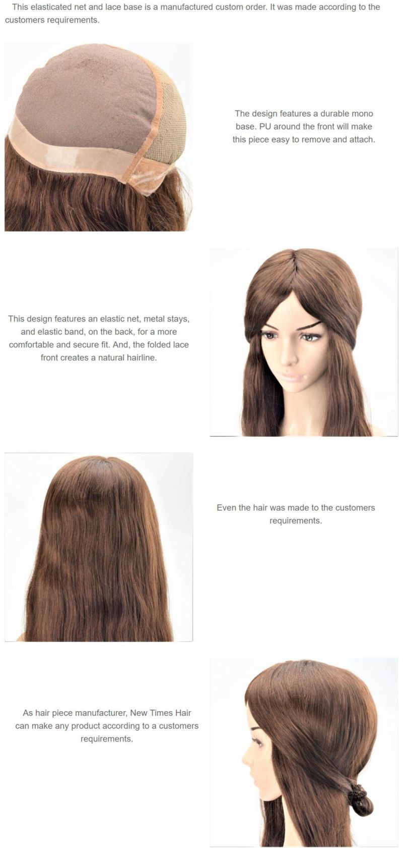 Custom Ladies Elasticated Net, Mono, and PU Hair Replacement System