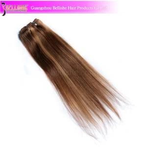 6A Grade Virgin Clip in Hair Extension P6/27 7PCS Indian Human Hair