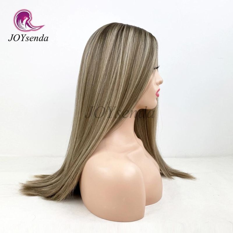 Blonde Color with Highlight 100% Virgin Jewish Wigs / Sheitel Wigs / Kosher Wigs Manufacturer in China