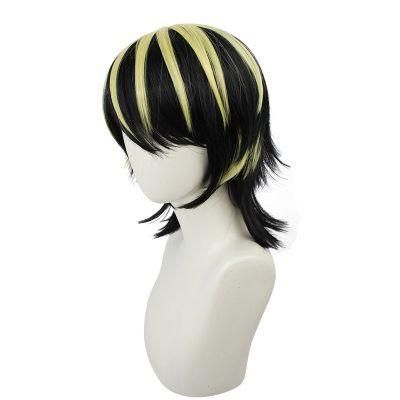 Behappy Amazon&prime;s Black Golden Short Hair Wig