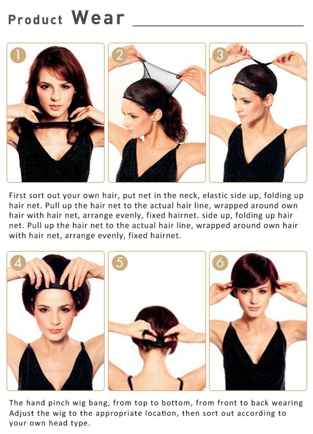 Wig for Women Synthetic Short Straight Hair with Bangs Natural Light Gold Daily Use Heat Resistant Fiber Wigs