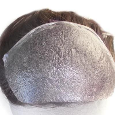 Ultra Thin Skin 0.03mm V-Looped Realistic Frontal Mens Hair Piece