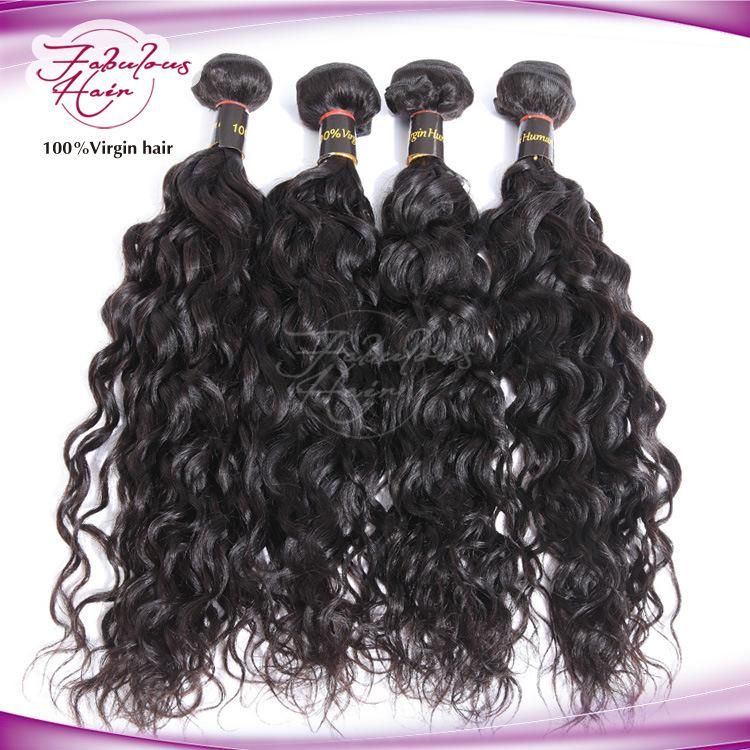 Unprocessed Natural Wave Brazilian Virgin Hair Extension 100% Human Hair