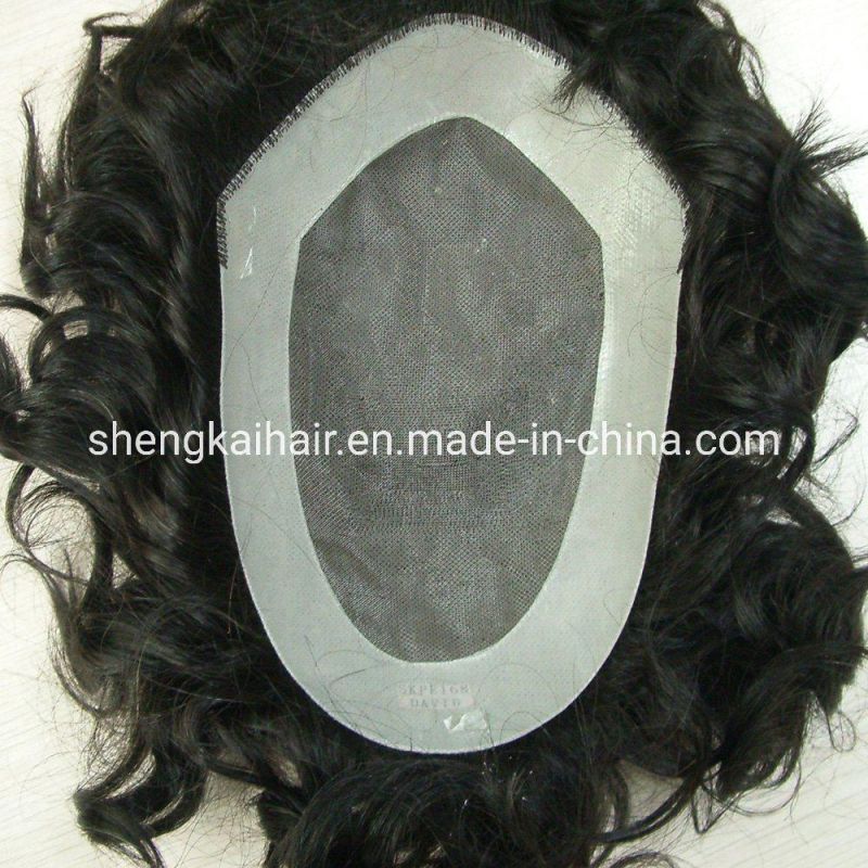 Premium Quality Human Hair Toupee for Men