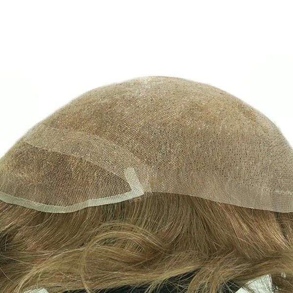 Custom Made High Quality Men′s Human Hair Wig
