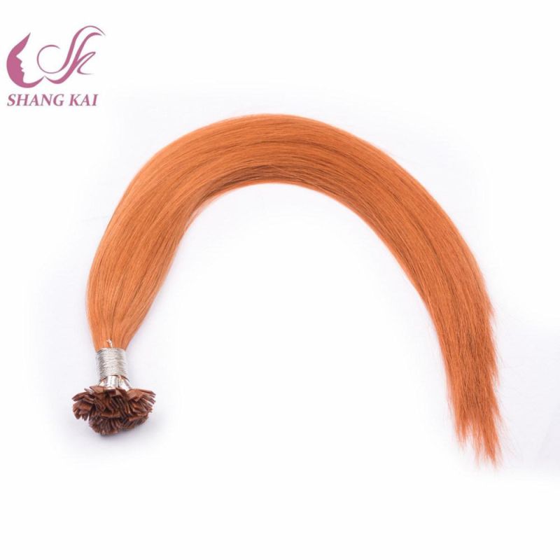 Best Quality Double Drawn Human Flat Tip Keratin Hair Extensions Malaysian Hair