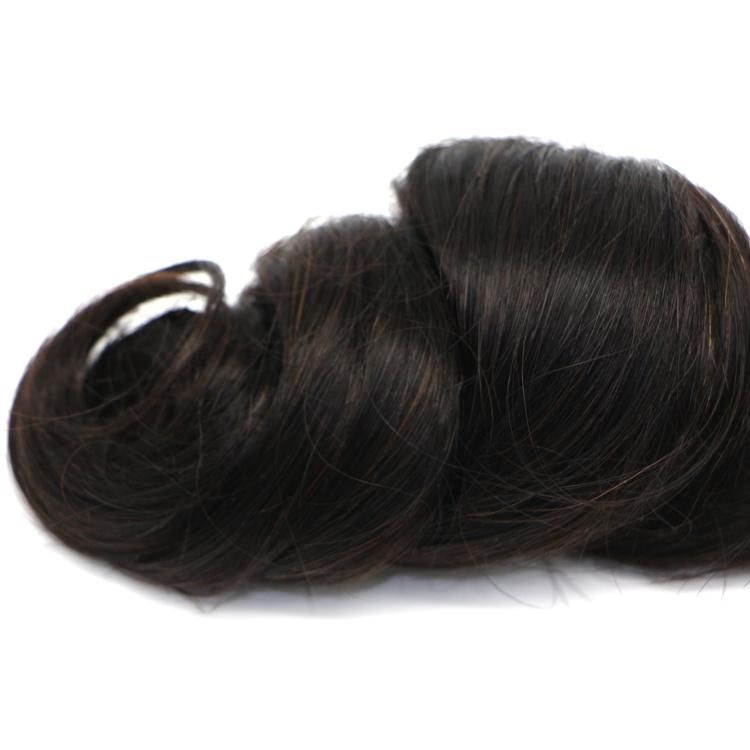 Wholesale 1b Color Remy Human Hair Loose Wave Bundles