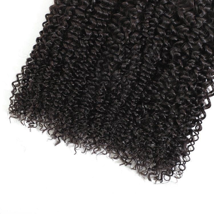 Luxuve Virgin 100% Jerry Curly Human Hair Weft Vendors Afro Brazilian Raw Jerry Curly 100% Remy Hair Extensions Cheap Human Hair Bundles