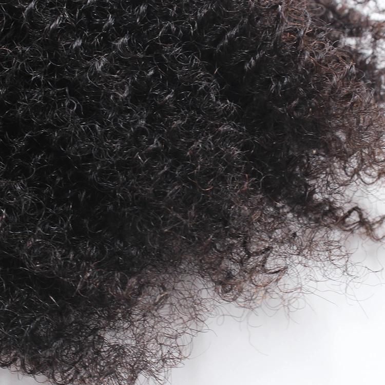 4A 4c Afro Curly Human Hair Micro Loop Human Hair Extension