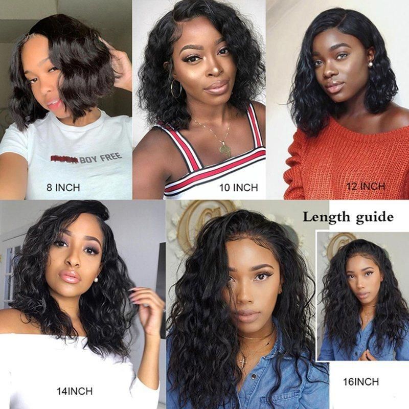 Best Synthetic Heat Resistant Original Cheap Colour Short Wave Lace Front Glueless Wigs