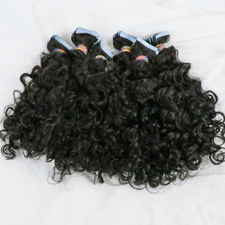 Wholesale Price 100% Raw Remy Virgin Double Drawn Tape Human Hair Extension