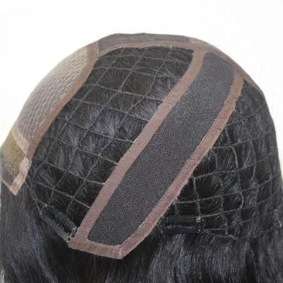 Hair Replacement for Women Integration with Silk Top and Bleach Knots Front
