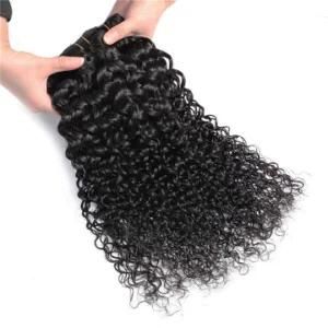 Brazilian Hair Weave Bundles Remy Deep Curly Human Hair Extensions