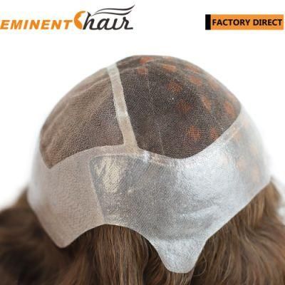 Custom Made Lace with Clear PU High Quality Women Virgin Hair Lace Wig