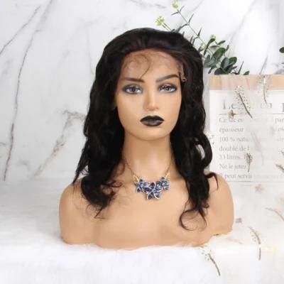 Kinky Straight Lace Front Wig Pre Plucked with Baby Hair 180% Lace Front Brazilian Human Hair Wigs for Black Women Remy Wig