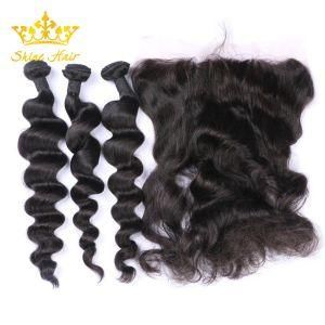 Remy Hair Body Wave Closure Natural Black Color 100% Human Hair