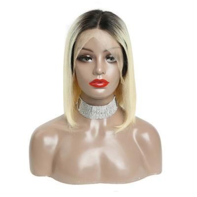 13X6 Blonde Lace Front Wig Brazilian 1b 613 Short Bob Lace Front Remy Human Hair Wigs for Black Women Transparent Lace Front Wig