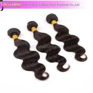 High Quality Dark Brown Body Wavy Indian Virgin Human Hair Weave