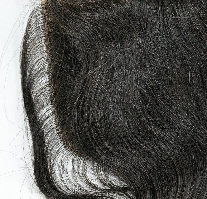 Virgin Human Hair Silk Closure at Wholesale Price (Body Wave)