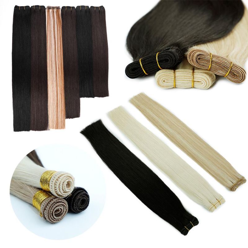 100% Human Hair, Wholesale Unprocessed Virgin Raw Hair, Mini Tape in Real Human Hair Extensions.