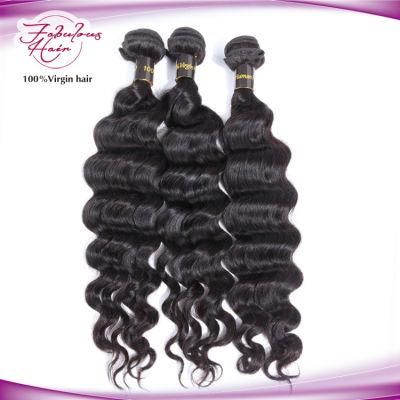 Loose Curly Human Hair Bundles Virgin Human Hair Weaves