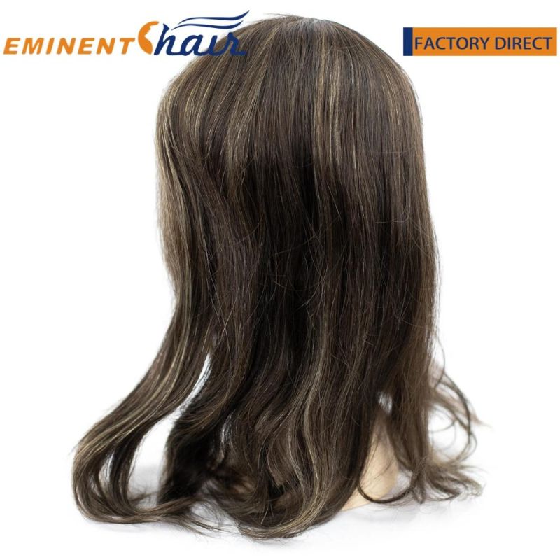 PU Knots Super Thin Skin High-Light Toupee for Women