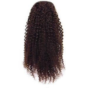 Jerry Curly Brown Ponytail 100% Human Hair Extension