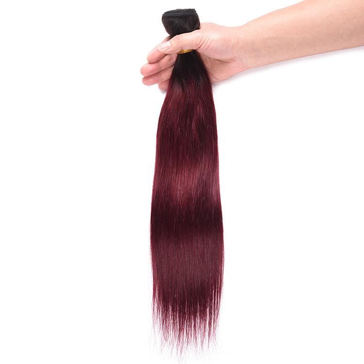 Silky Straight 100% Brazilian Hair Bundles Wholesale Hair Extensions #T1b/99j