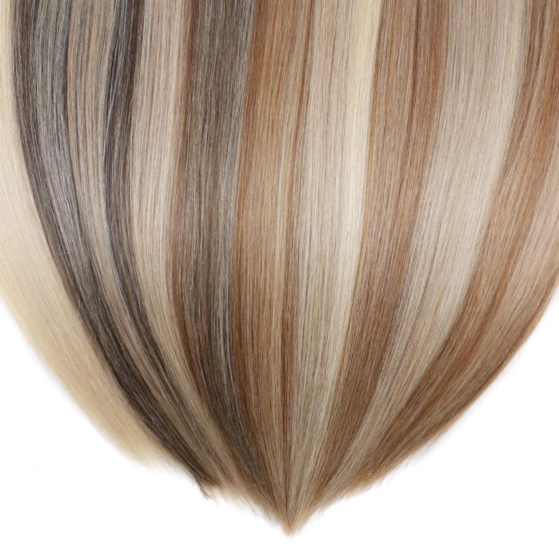 Thick Ends Double Drawn Russian Remy Human Hair Weft