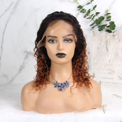 13X4 Lace Front Human Hair Wigs Brazilian Body Wave Short Wavy Bob Wig with Baby Hair Silk Scalp Top 5X5 Lace Closure Wig