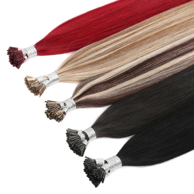 Hotsale Cheap Keratin Pre-Bonded Hair Remy Nail Hair Extensions