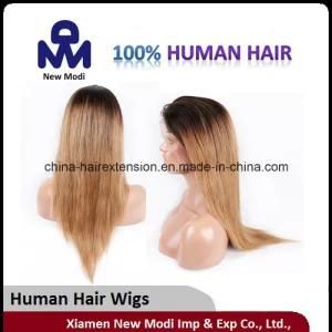 Lady Full Lace Wig with T Color Real Human Hair