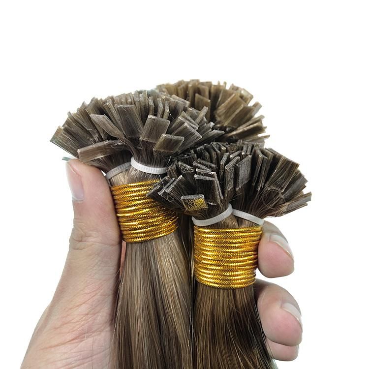 12A Raw Cuticle Aligned European Hair Double Drawn Ombre Flat Tip Human Hair Extensions
