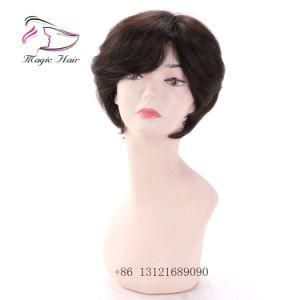 Evermagic Short Bob Wigs for Charming Women Brazilian Remy Virgin Hair Color 1b# 1# 2# 4#