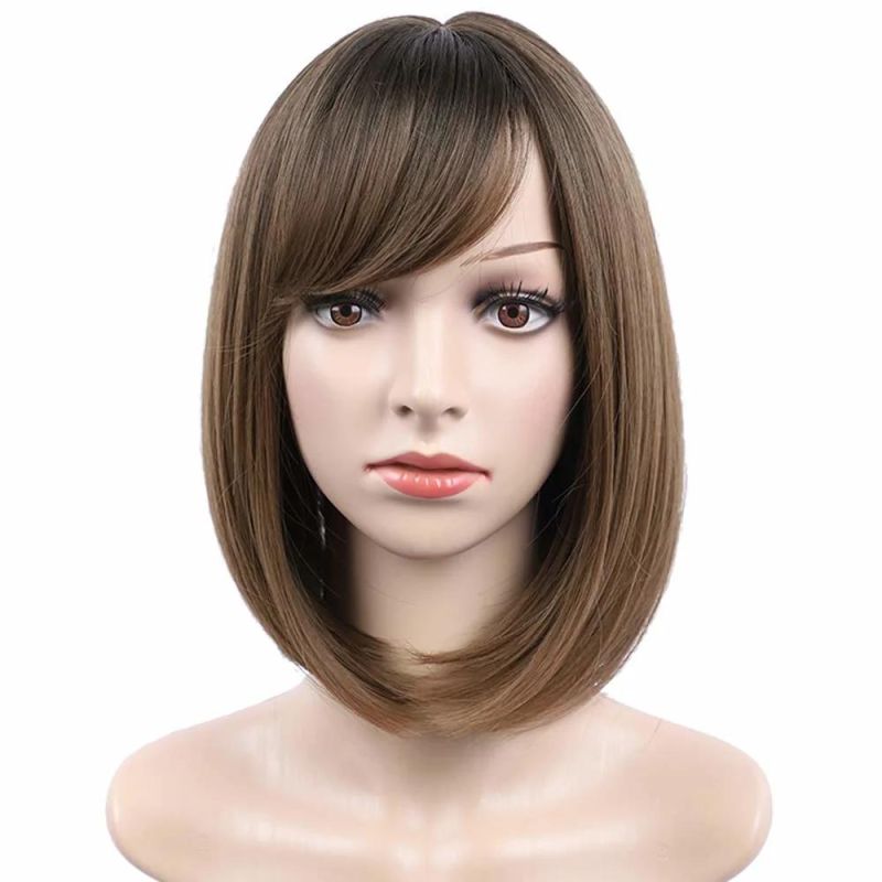 Bob Wigs for Women 14inch Short Hair Wig with Bang